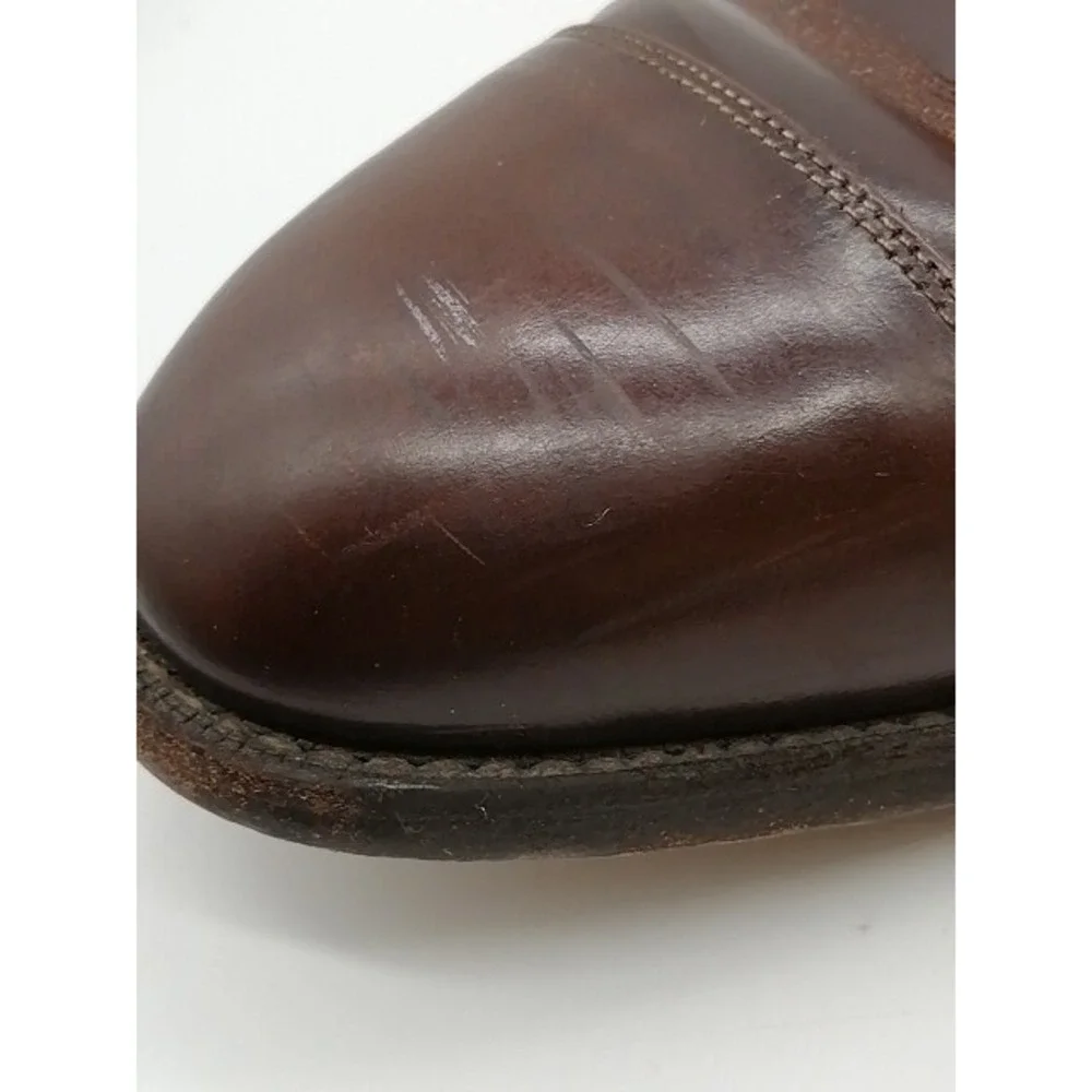 Johnston & Murphy Shoes Oxfords Mens 15463-11 Brown 10.5 Dress Leather Classic
